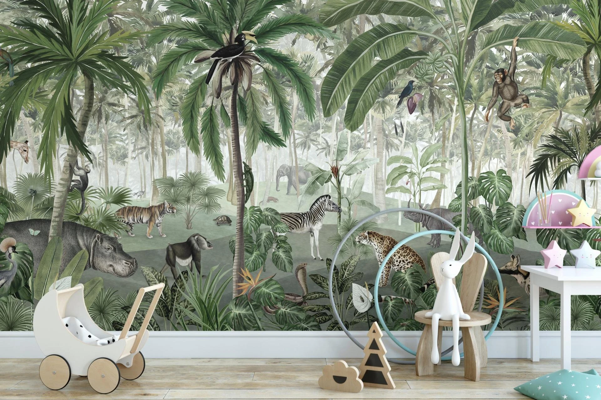 Bring the Outdoors In: How to Transform Your Space with a Jungle Wall Muralost Title