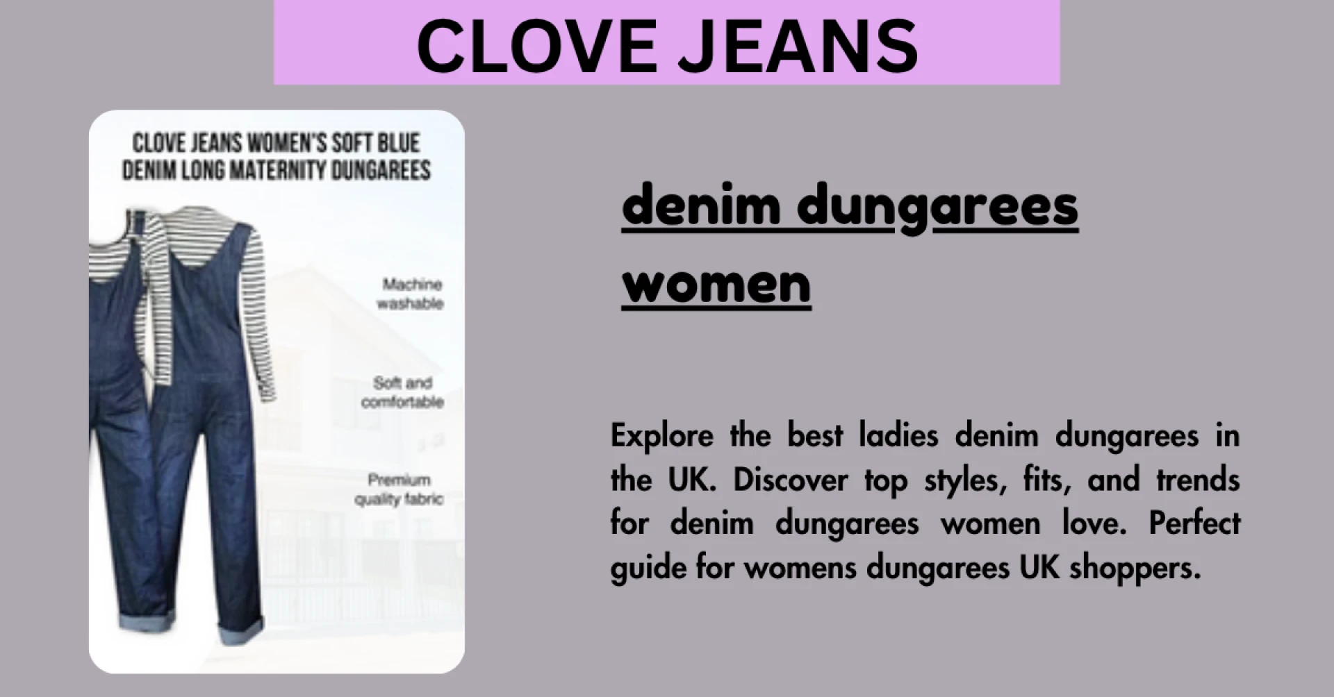Top 10 Best Ways to Style Dungarees in the UK – A Complete Guide to Dungarees Women Love by Clove Jeans