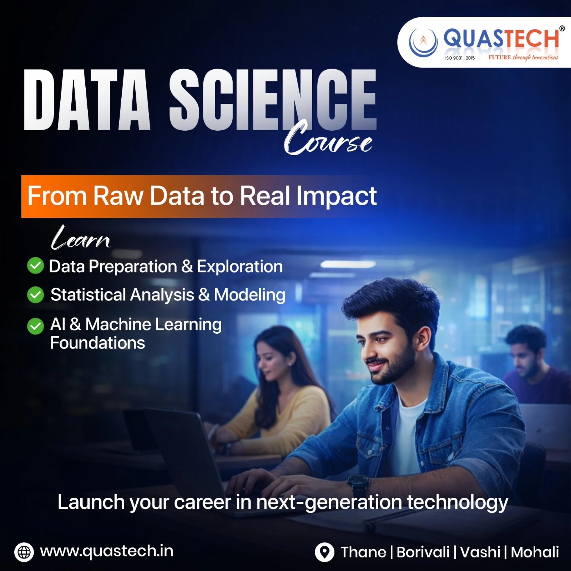 India's Top Rated Data Science Course – Quastech IT Training and Placement