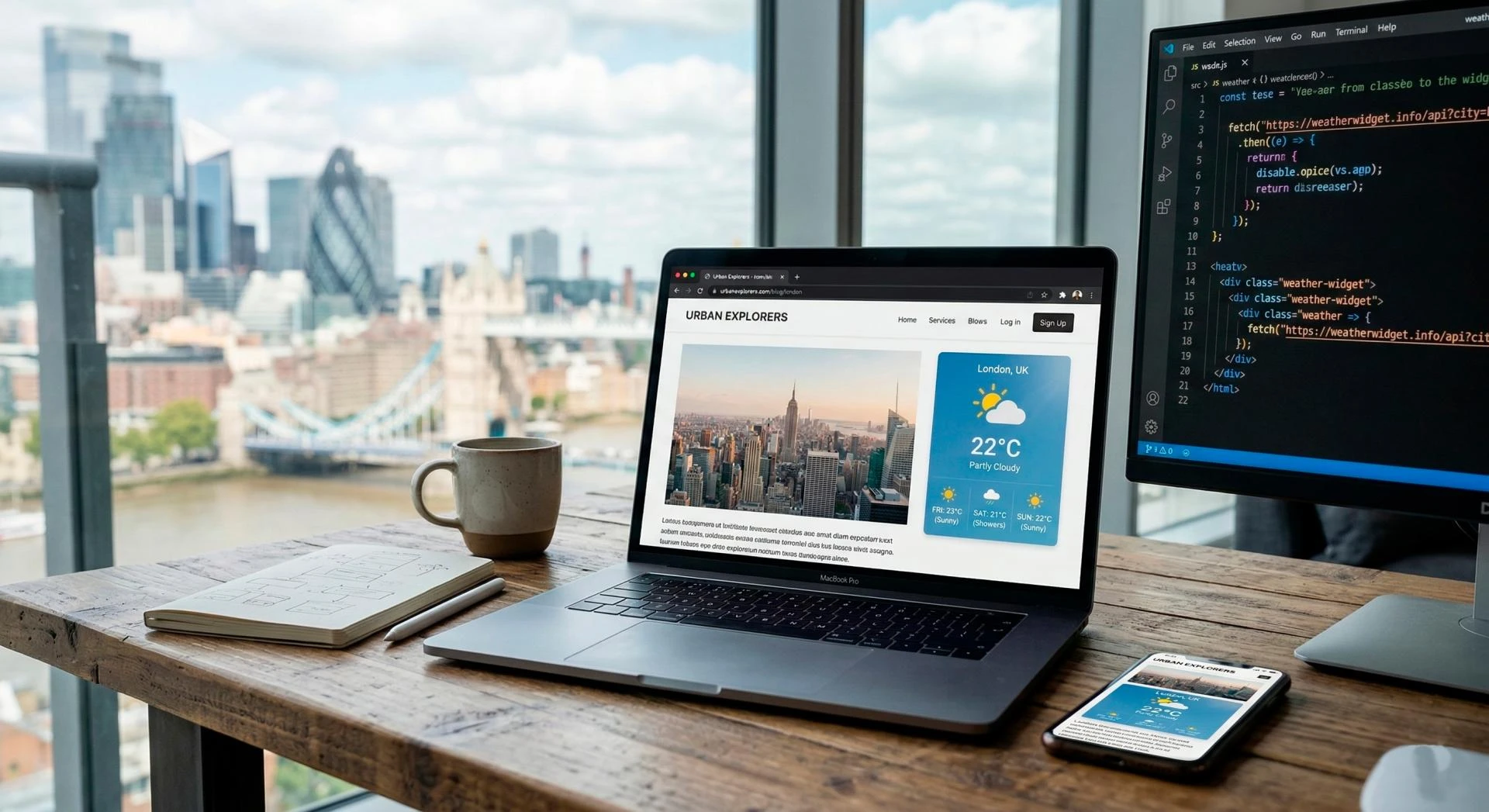 What Is A Weather Widget For A Website?