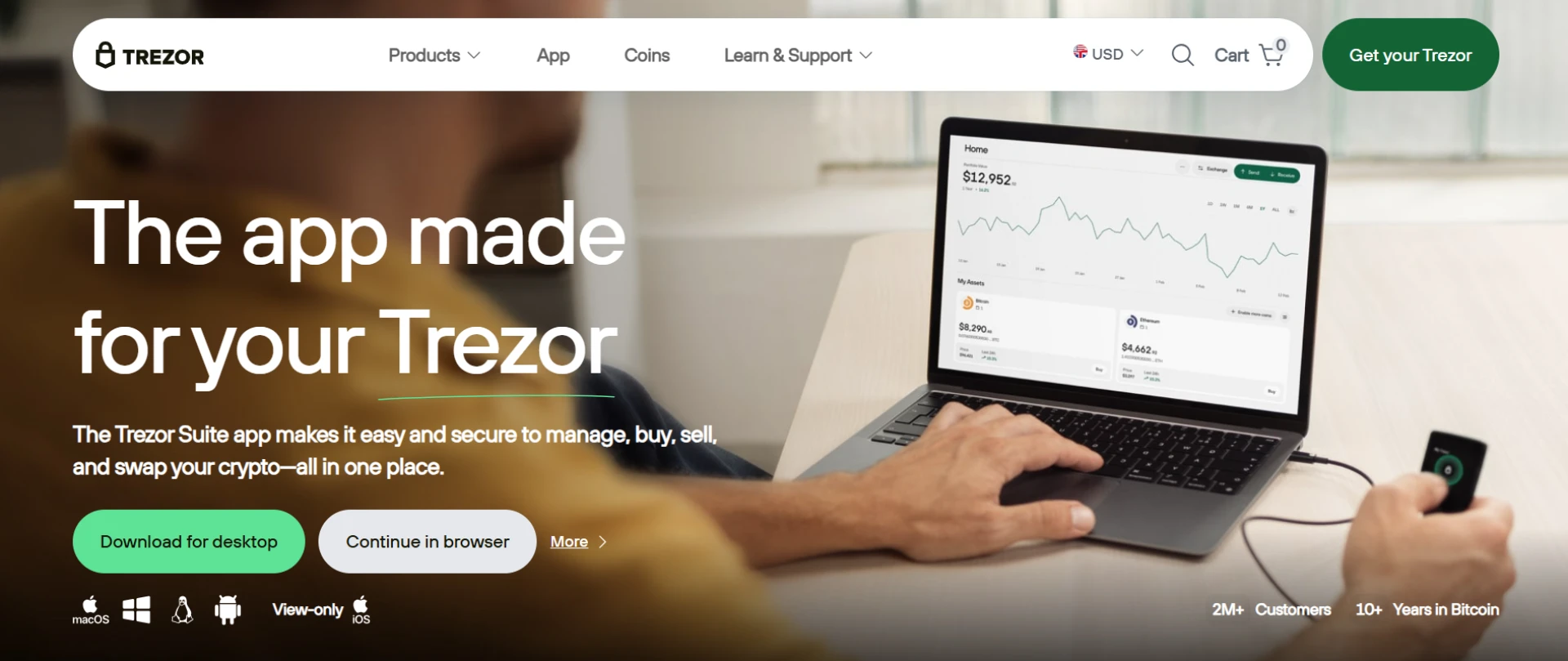 Trezor Suite (Official) | Download Trezor App — Desktop®