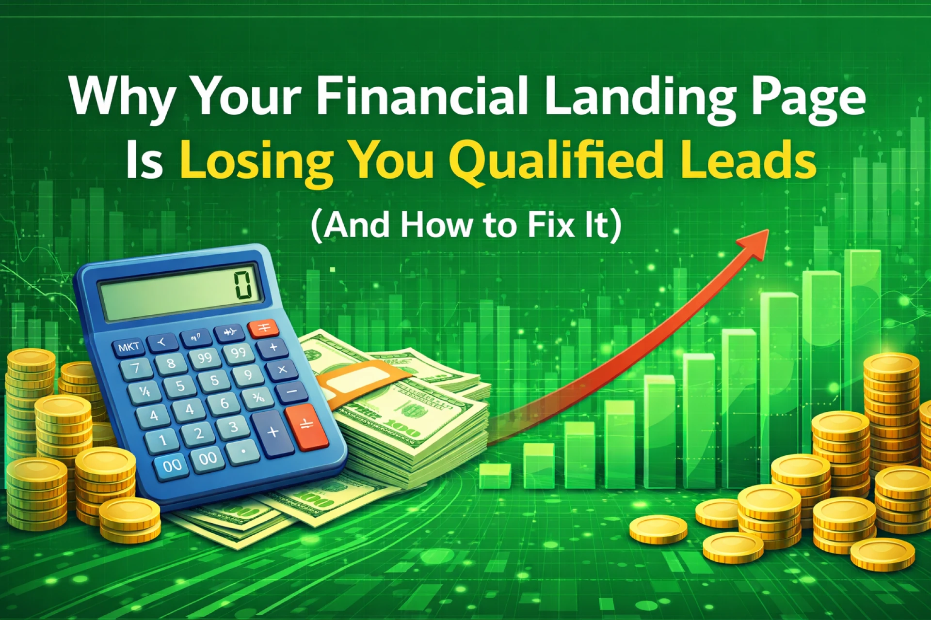 Why Your Financial Landing Page Is Losing You Qualified Leads (And How to Fix It)