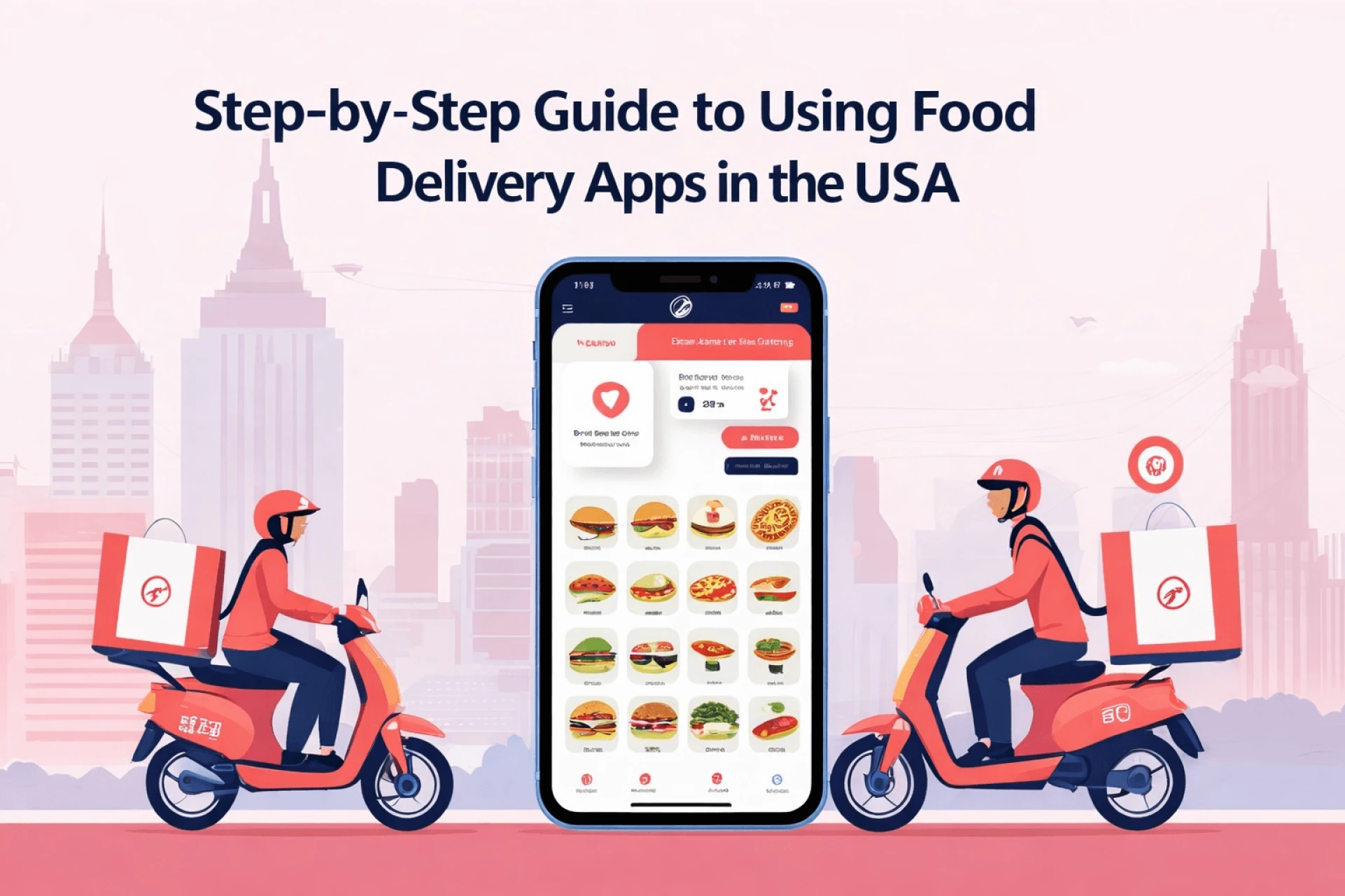  Step-by-Step Guide to Using Food Delivery Apps in the USA 
