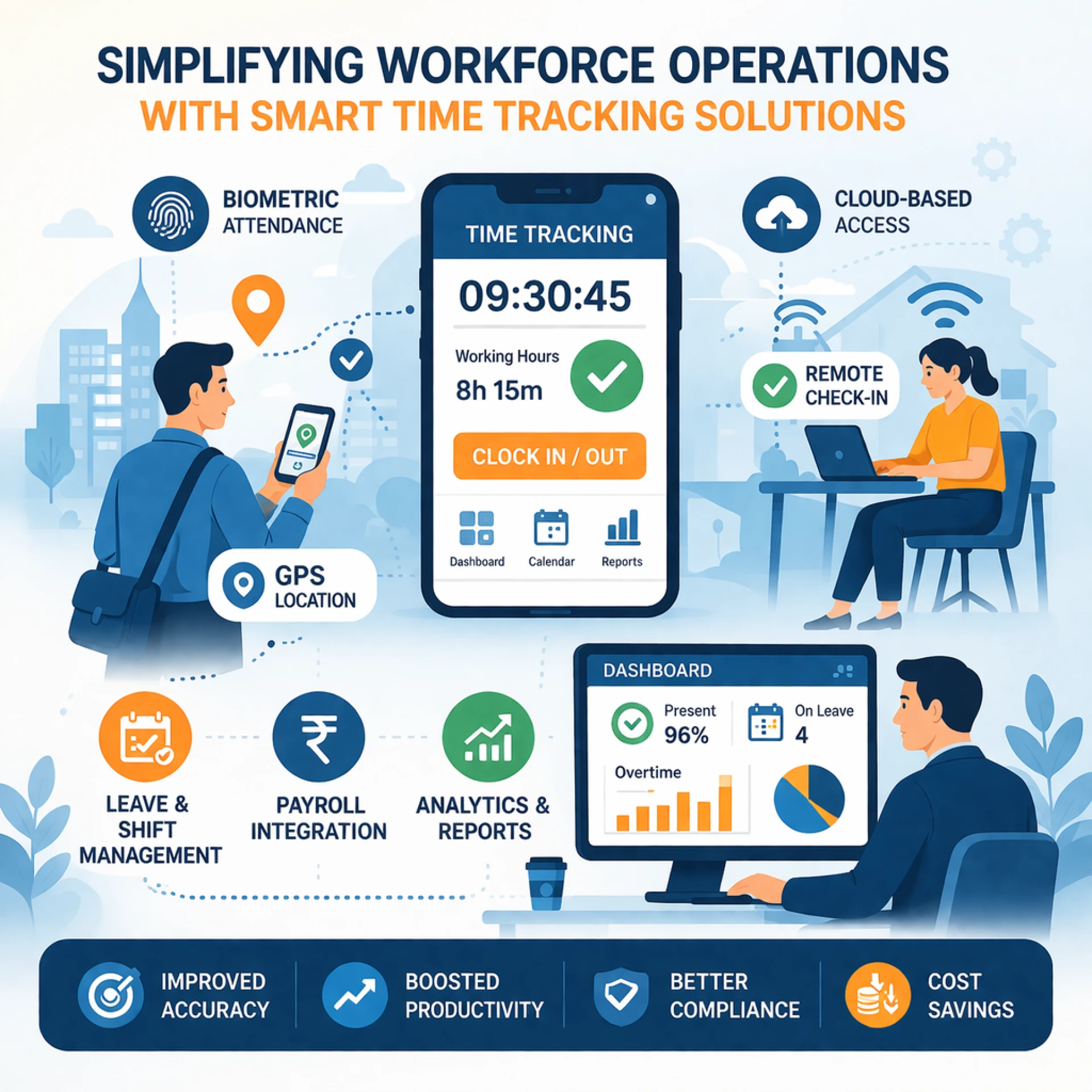 Simplifying Workforce Operations with Smart Time Tracking Solutions