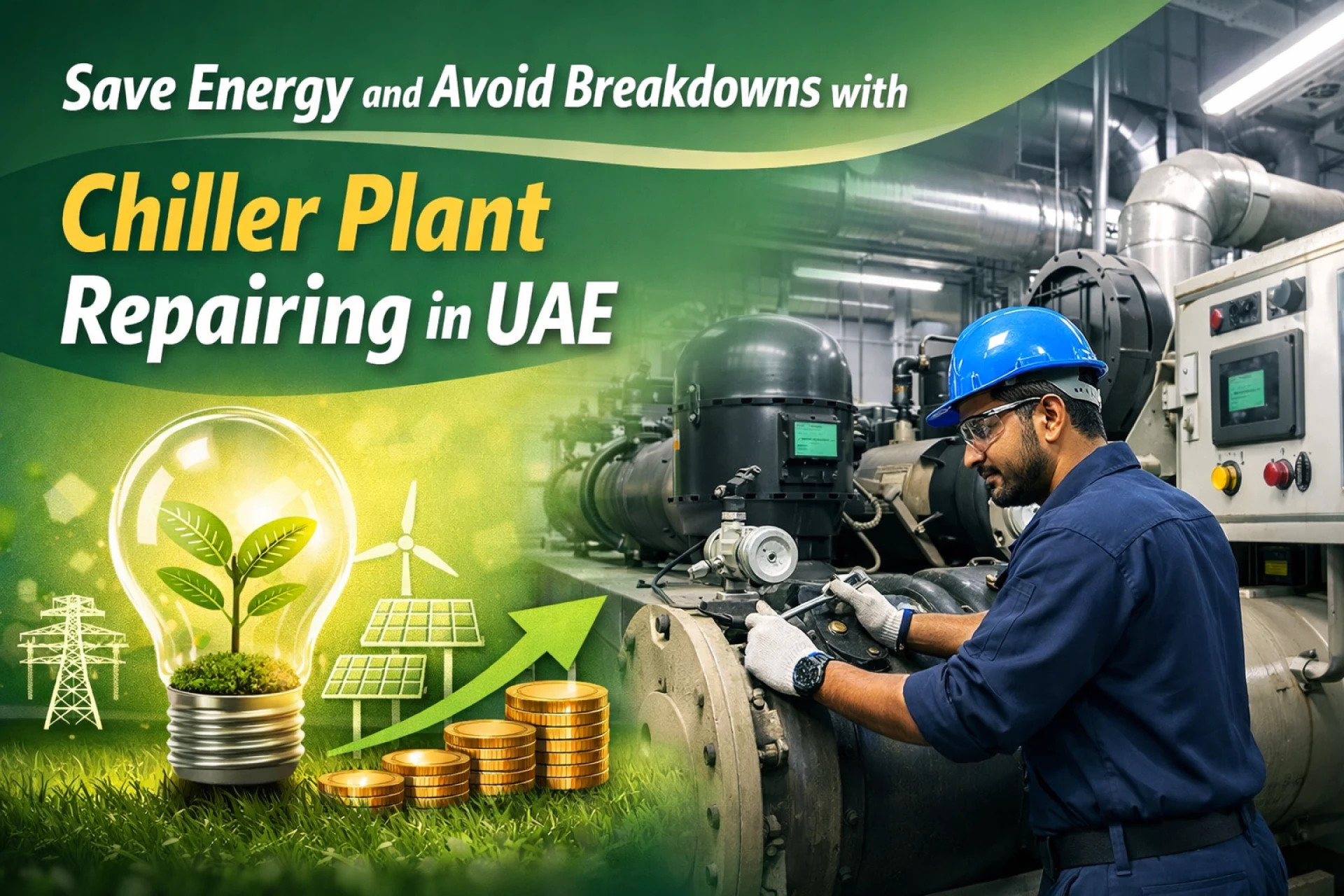 Save Energy and Avoid Breakdowns with Chiller Plant Repairing in UAE