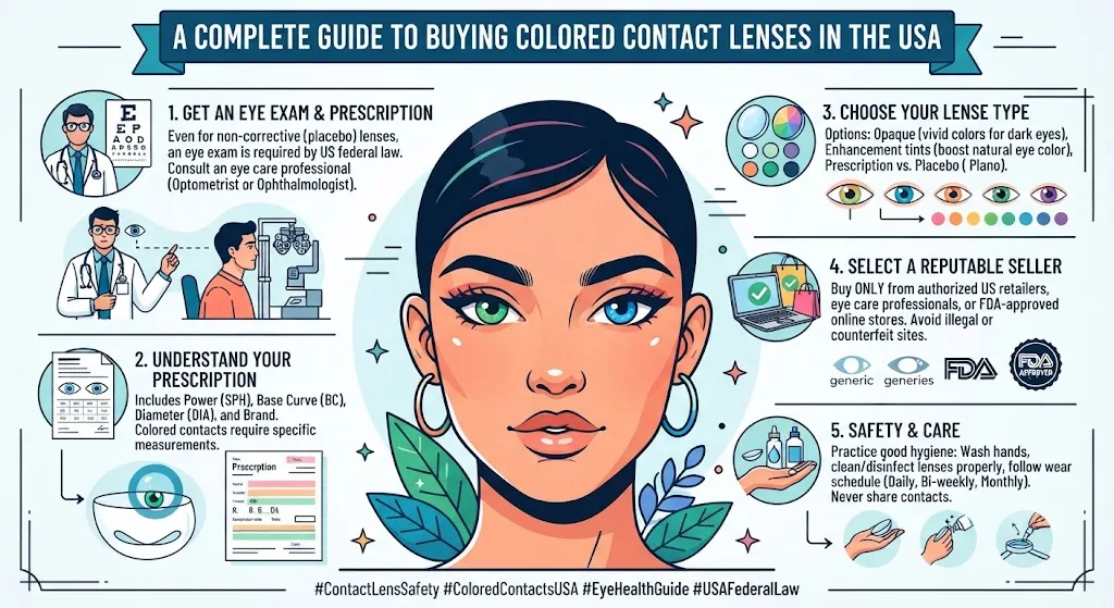 A Complete Guide to Buying Colored Contact Lenses in the USA