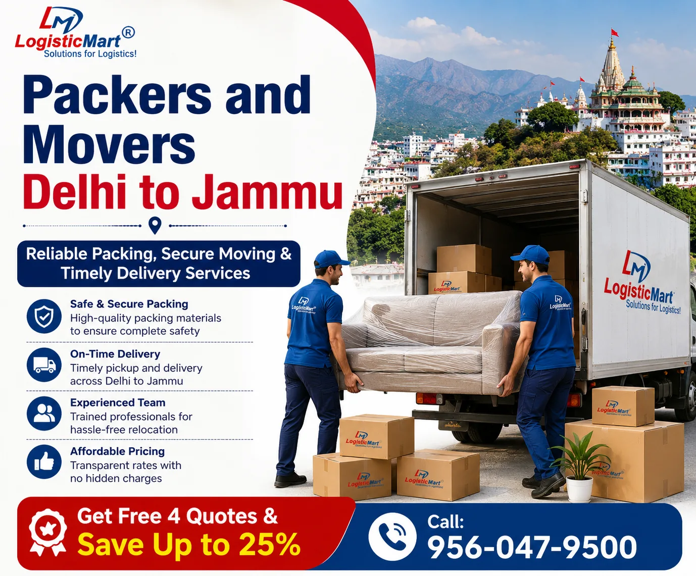 Weather and Its Impact on Distant Moves with Packers and Movers in Delhi to Jammu
