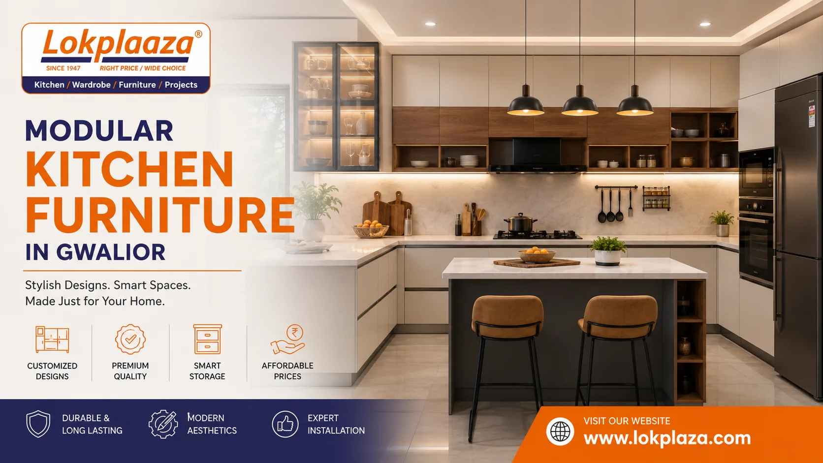 Modular Kitchen Furniture in Gwalior: Smart, Stylish & Functional Solutions
