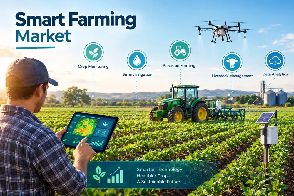 Smart Farming Market: How AI and IoT Are Reshaping Farming?