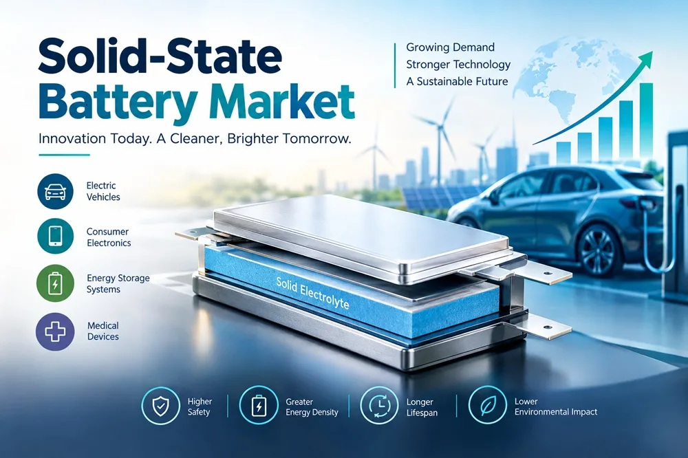 Solid-State Battery Market Outlook: Applications, Challenges, and Opportunities