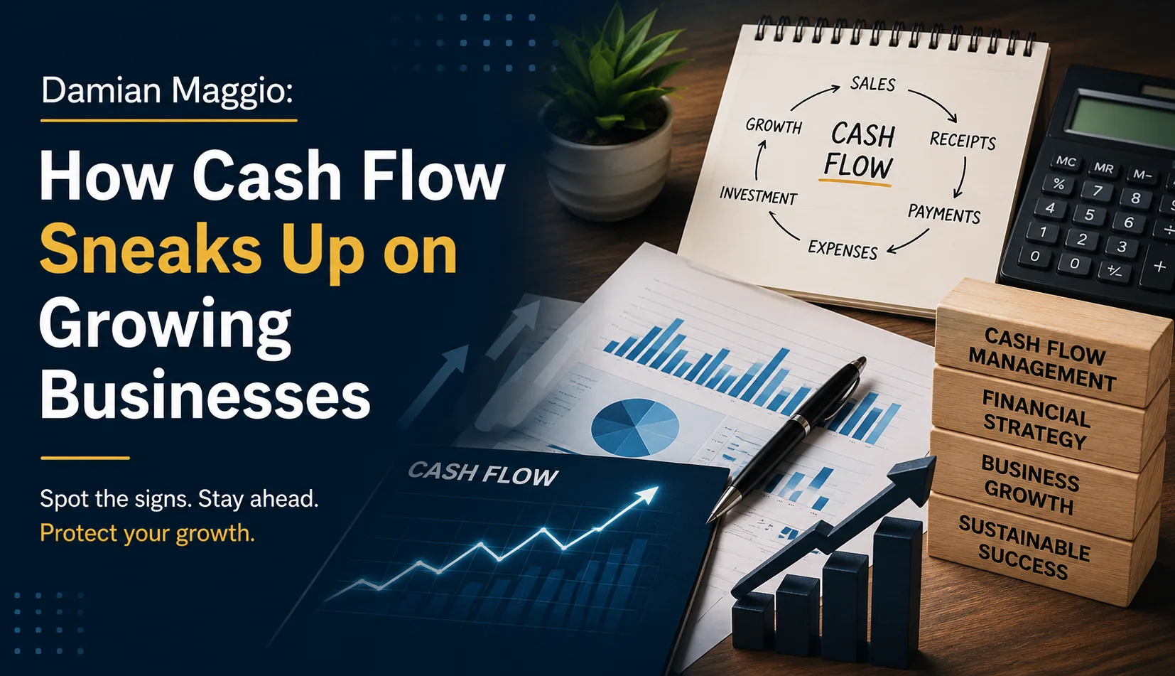 Damian Maggio How Cash Flow Sneaks Up on Growing Businesses