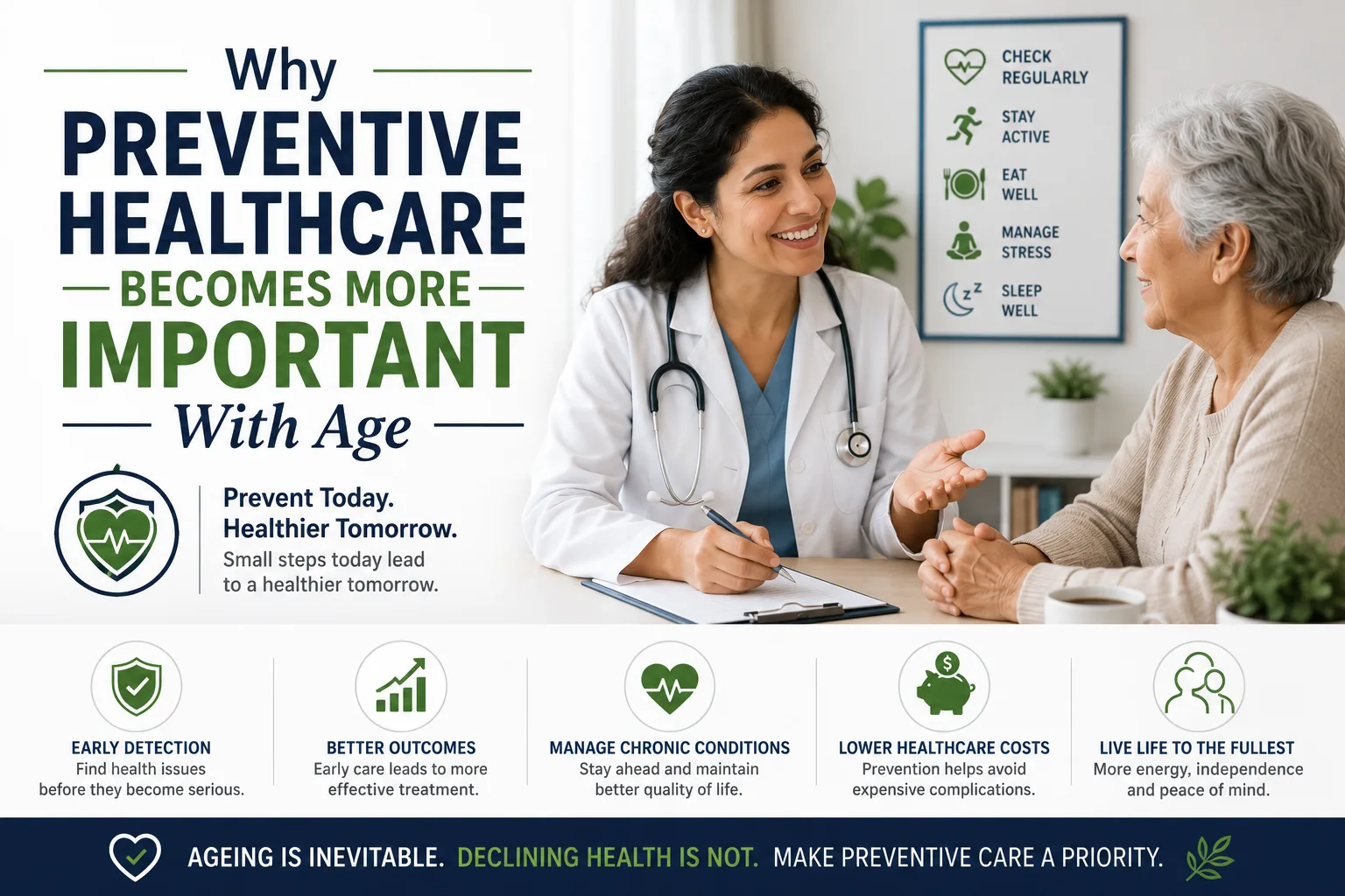 Why Preventive Healthcare Becomes More Important With Age