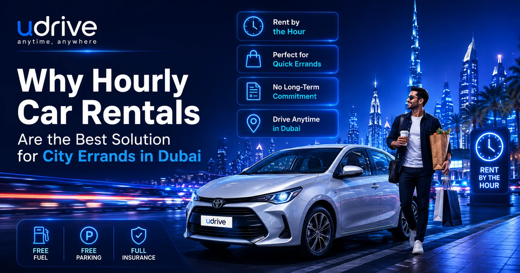 Why Hourly Car Rentals Are the Best Solution for City Errands in Dubai