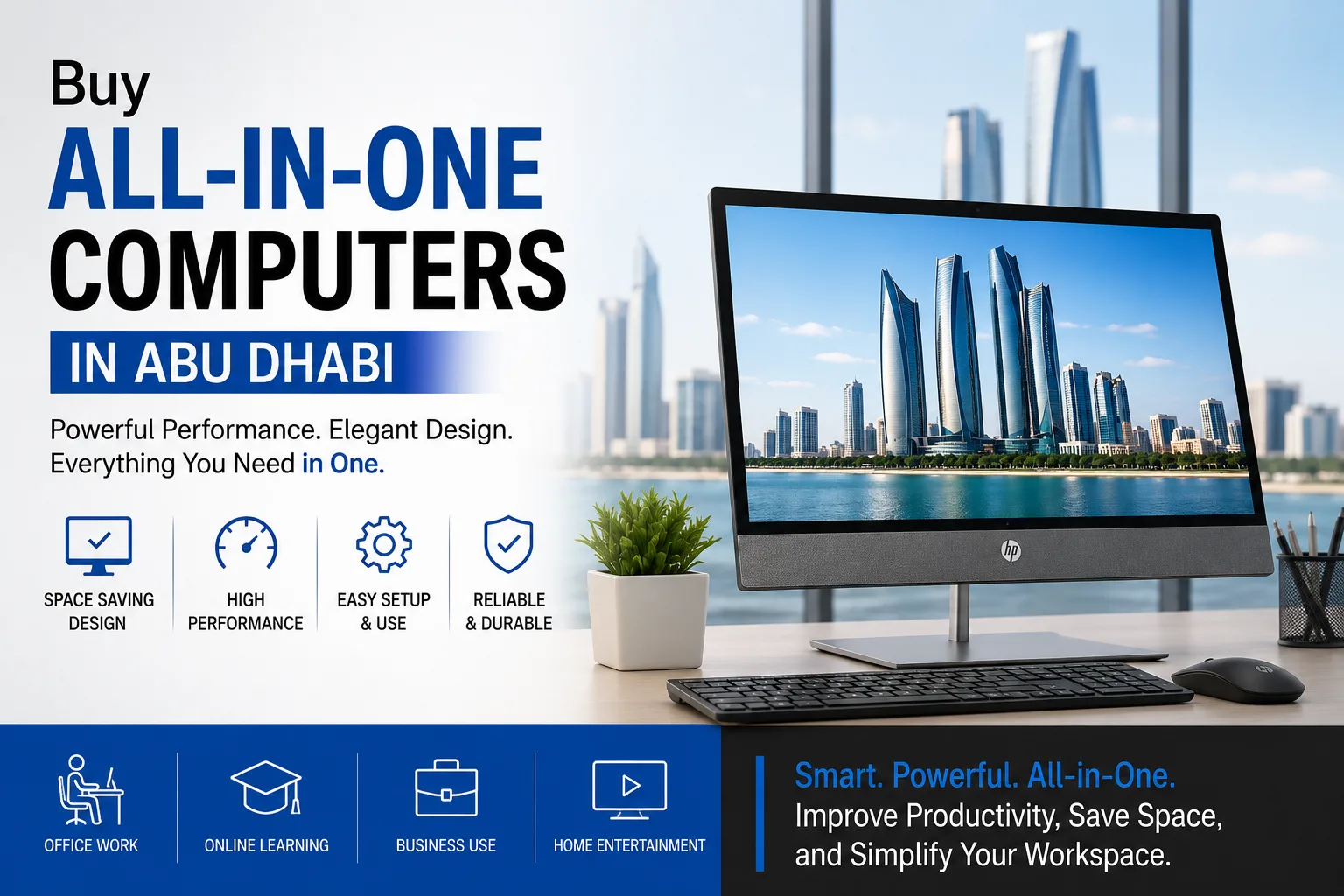 Buy All-in-One Computers in Abu Dhabi – Smart Computing Solutions for Home & Business