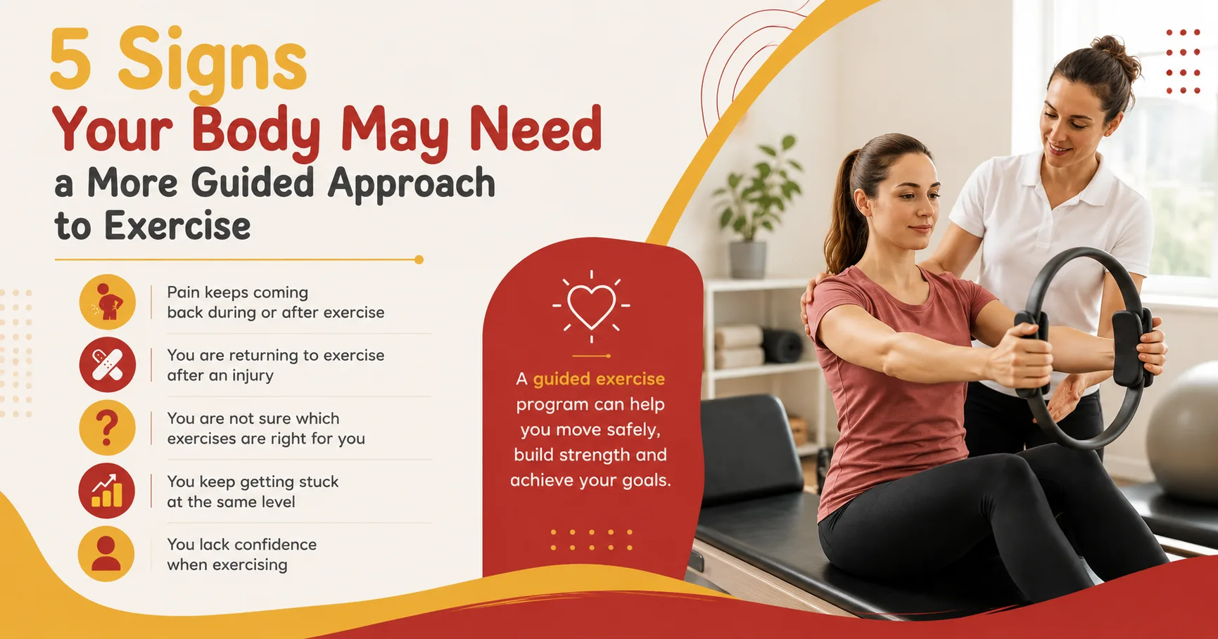 5 Signs Your Body May Need a More Guided Approach to Exercise