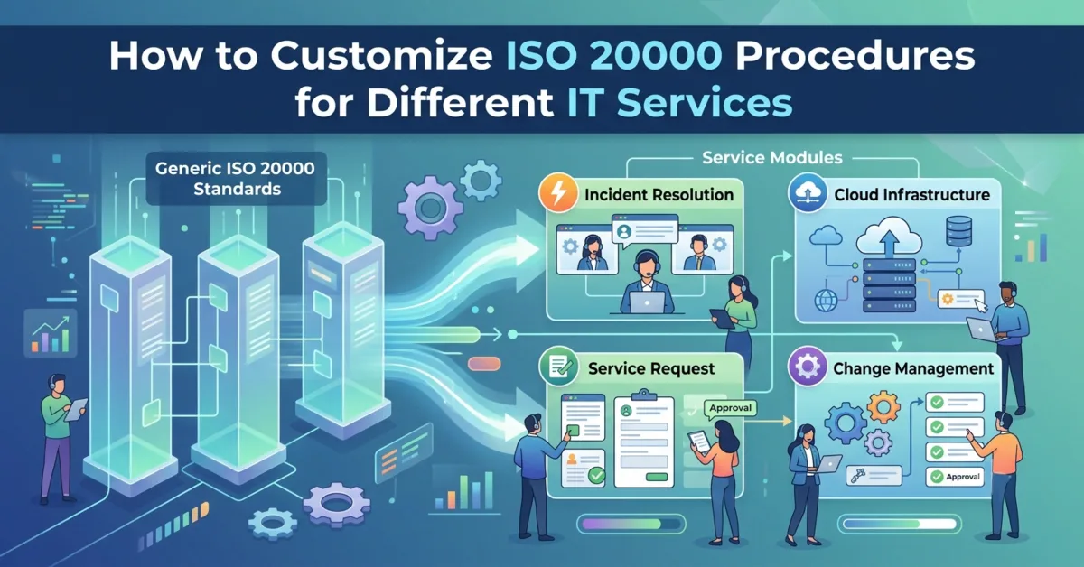 How to Customize ISO 20000 Procedures for Different IT Services