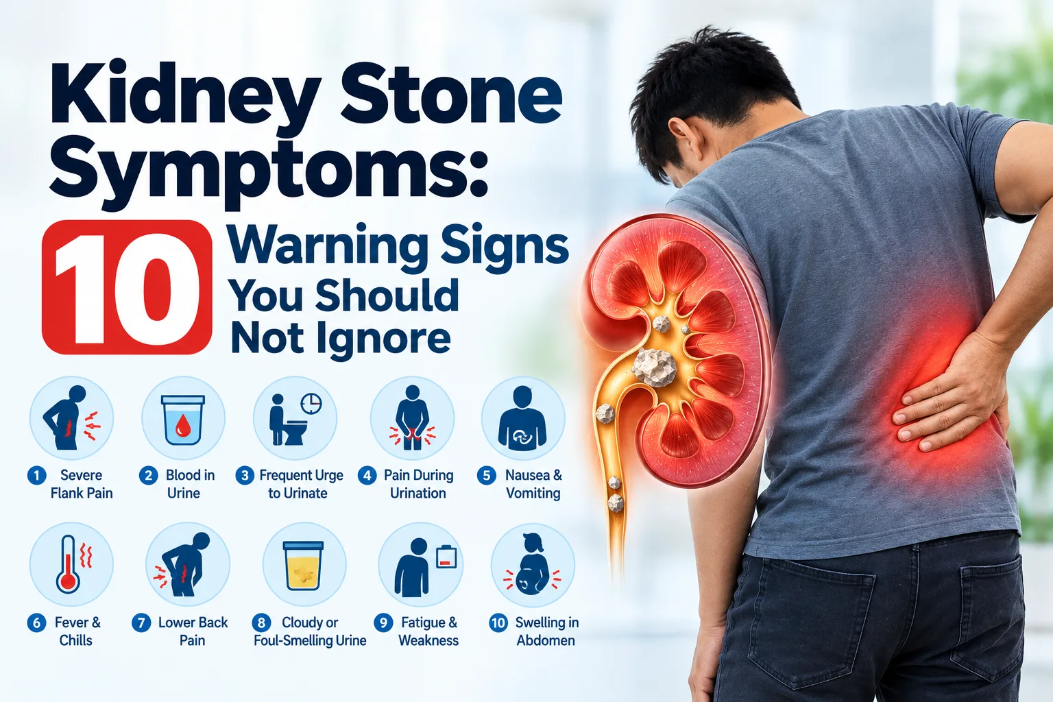 Kidney Stone Symptoms: 10 Warning Signs You Can’t Ignore