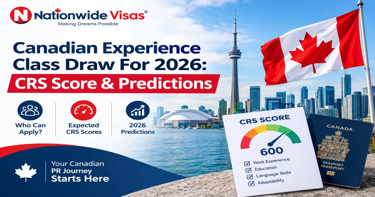 Canadian Experience Class Draw For 2026: CRS Score & Predictions