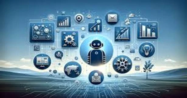 A blue and white digital image of a robot
AI-generated content may be incorrect.