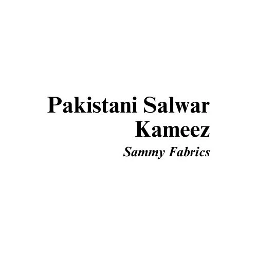 Pakistani Salwar Kameez