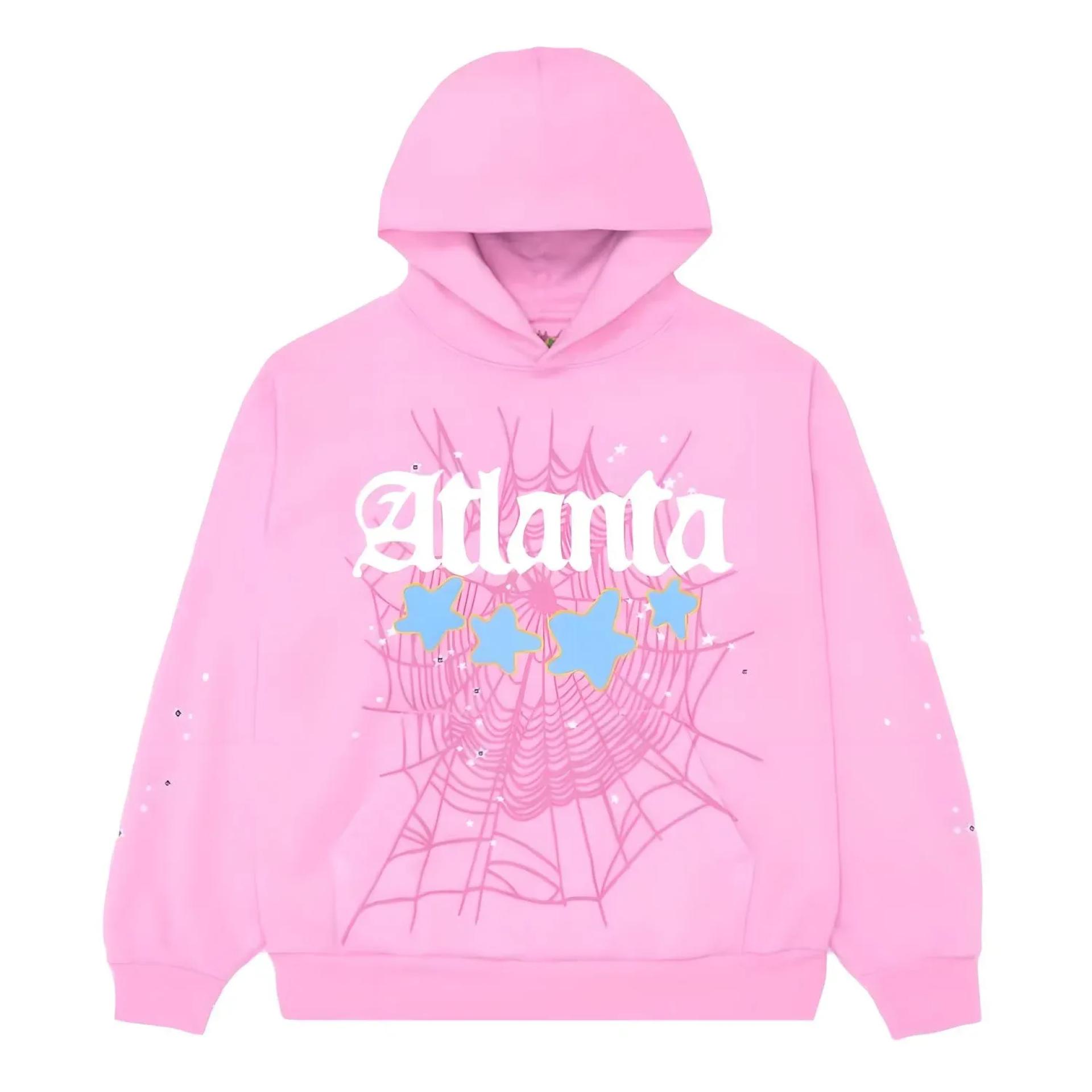 pink spider hoodie