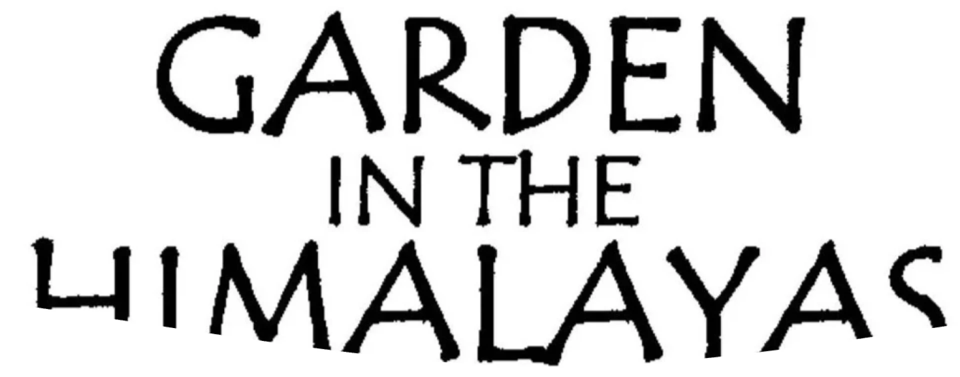 Garden in the himalaya